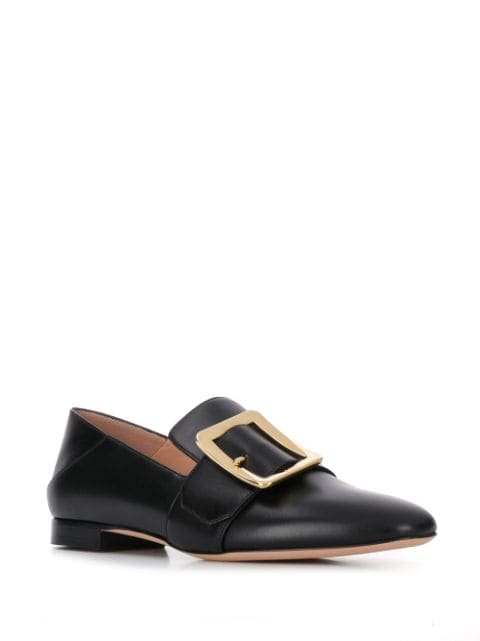 bally buckle loafers