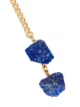 Märta Larsson 18kt gold vermeil lapis lazuli drop earrings