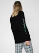 MM6 Maison Margiela neon logo sweatshirt