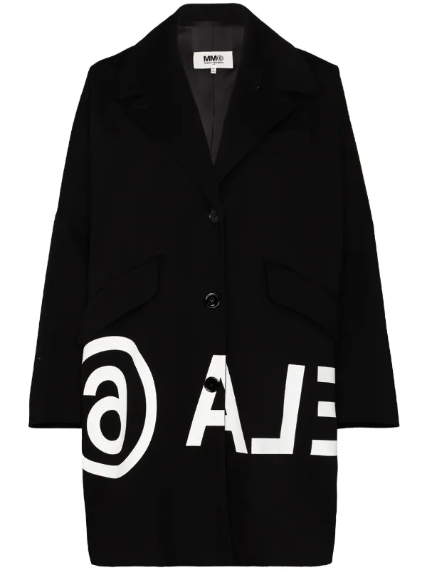 white cocoon coat