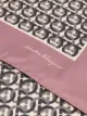 Salvatore Ferragamo Gancini logo-print silk scarf