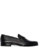 Image 1 of Prada logo-plaque slip-on loafers