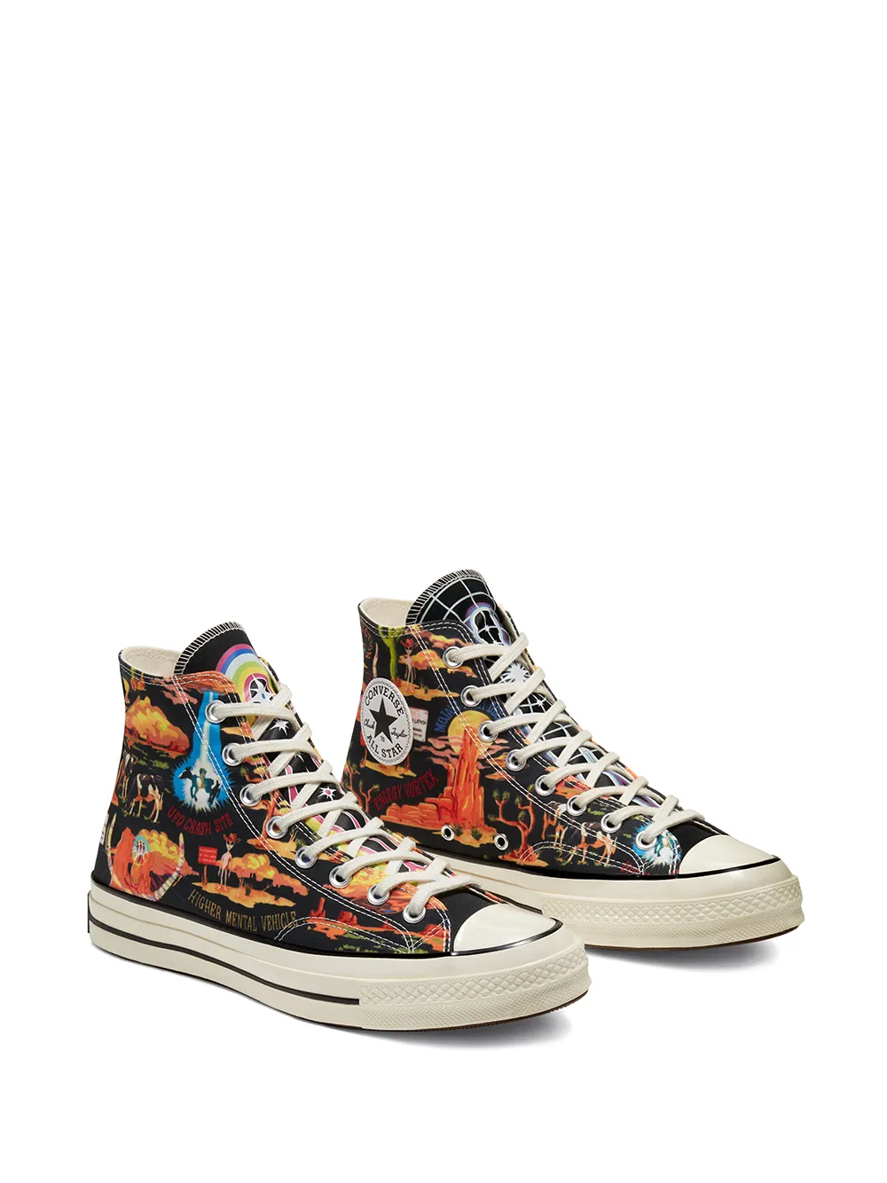 фото Converse высокие кеды chuck 70 twisted resort с принтом