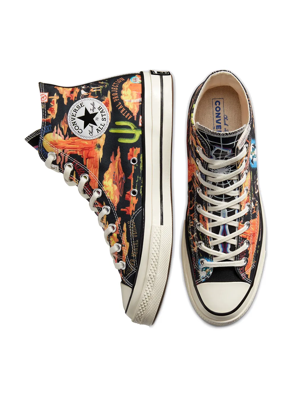 фото Converse высокие кеды chuck 70 twisted resort с принтом