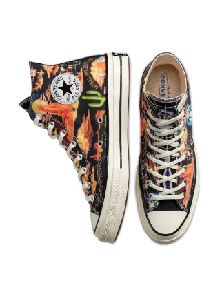 Chuck 70 Twisted Resort high top desert print sneakers展示图