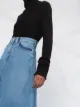MM6 Maison Margiela A-line denim midi skirt