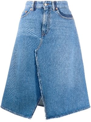 designer denim skirts