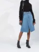 Image 2 of MM6 Maison Margiela A-line denim midi skirt