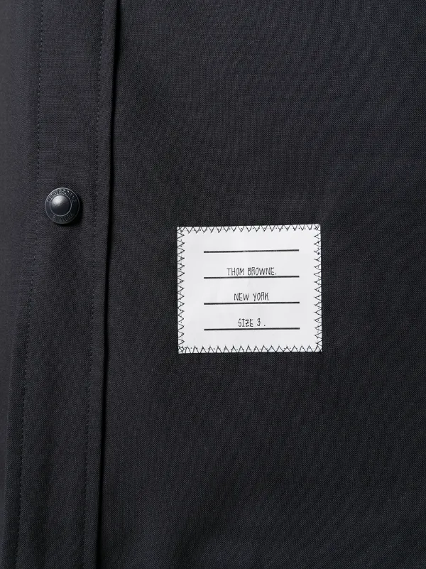 Thom Browne 4-Bar Sleeve Shirt - Farfetch