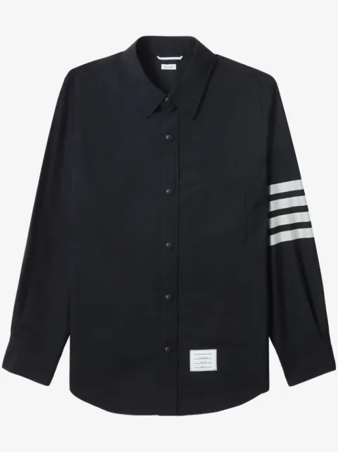 Thom Browne Hemd mit gestreiftem Ärmel