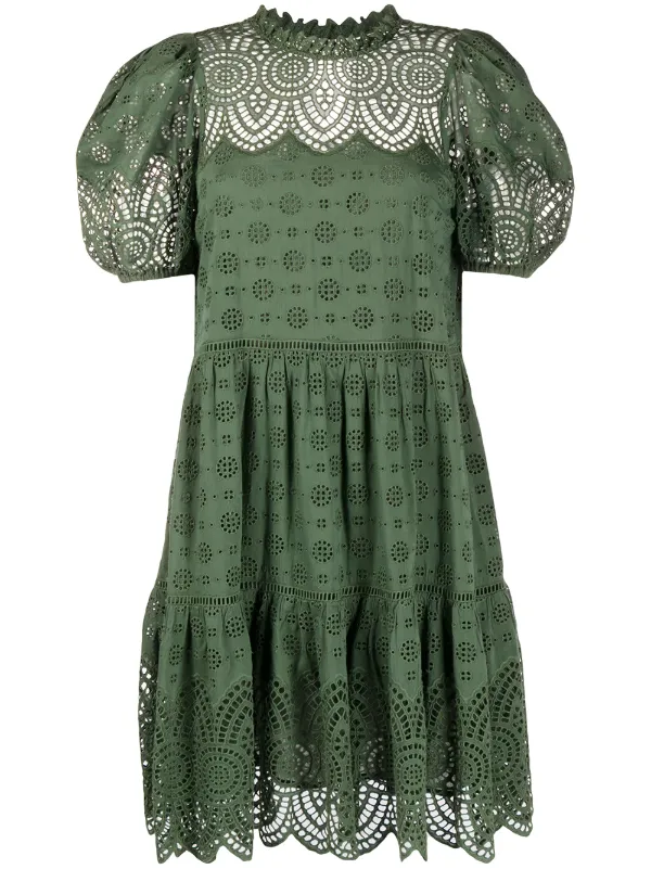 broderie anglaise dress