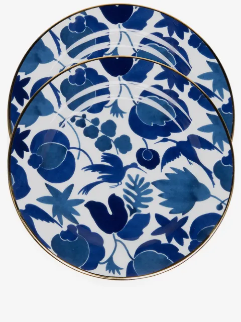 La DoubleJ Wildbird dessert plates (set of 2)