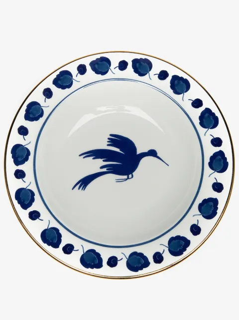 La DoubleJ Wildbird soup dish and dinner plate (set of 2)