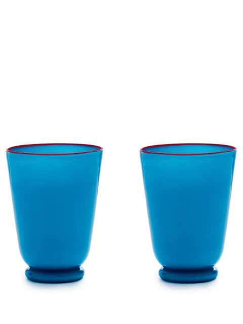 La DoubleJ opaque finish glasses (set of 2)
