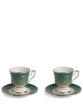 La DoubleJ espresso cup-and-saucer porcelain set - White