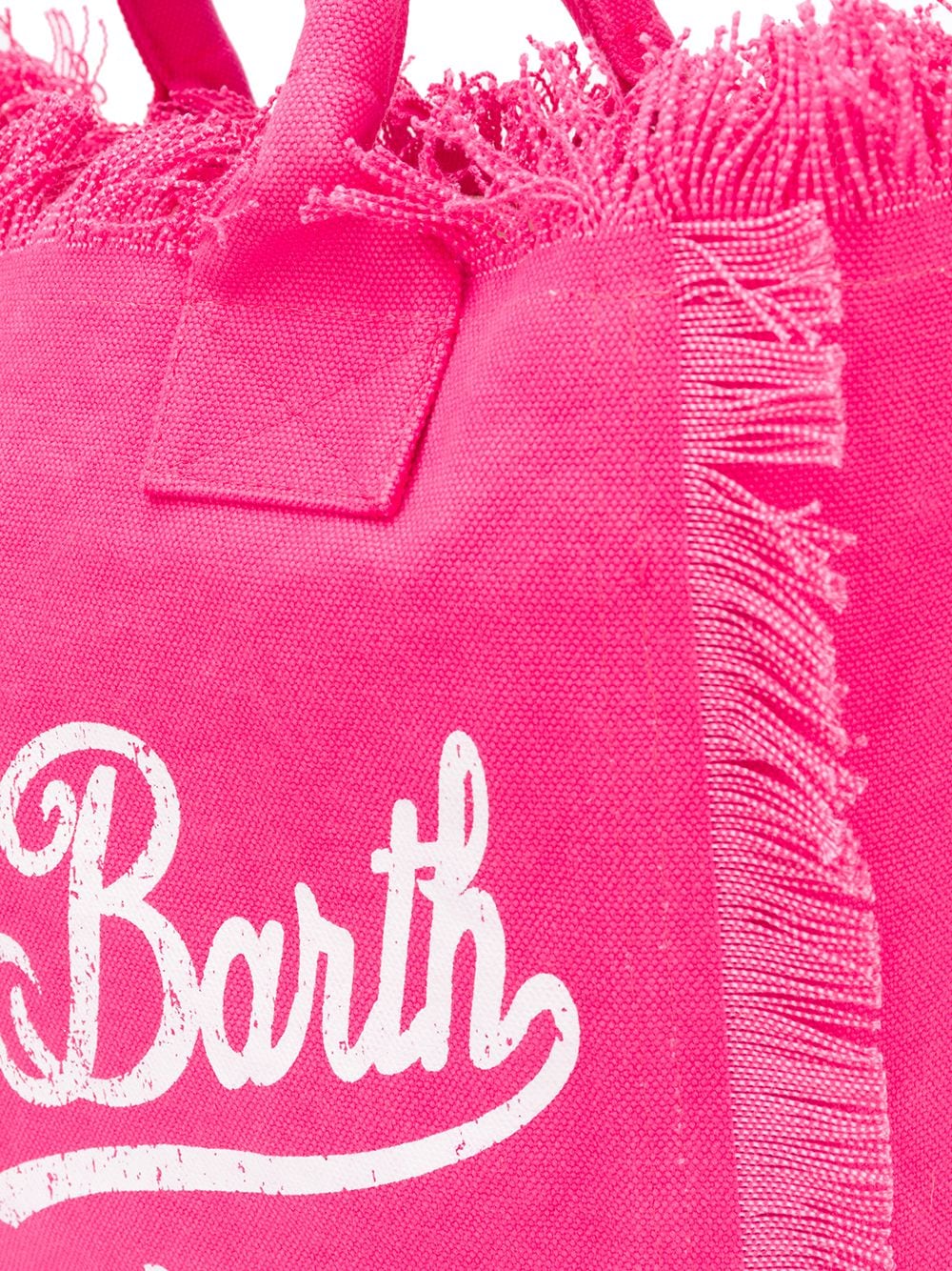 Vanity pink raffia bag with Saint Barth embroidery – MC2 Saint Barth