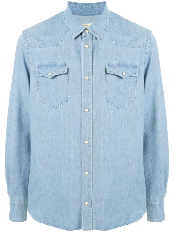 maison kitsune denim jacket