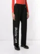We11done logo printed track pants