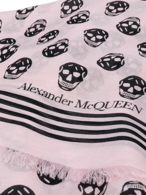 Alexander McQueen Foulard à Motif Tête De Mort - Farfetch