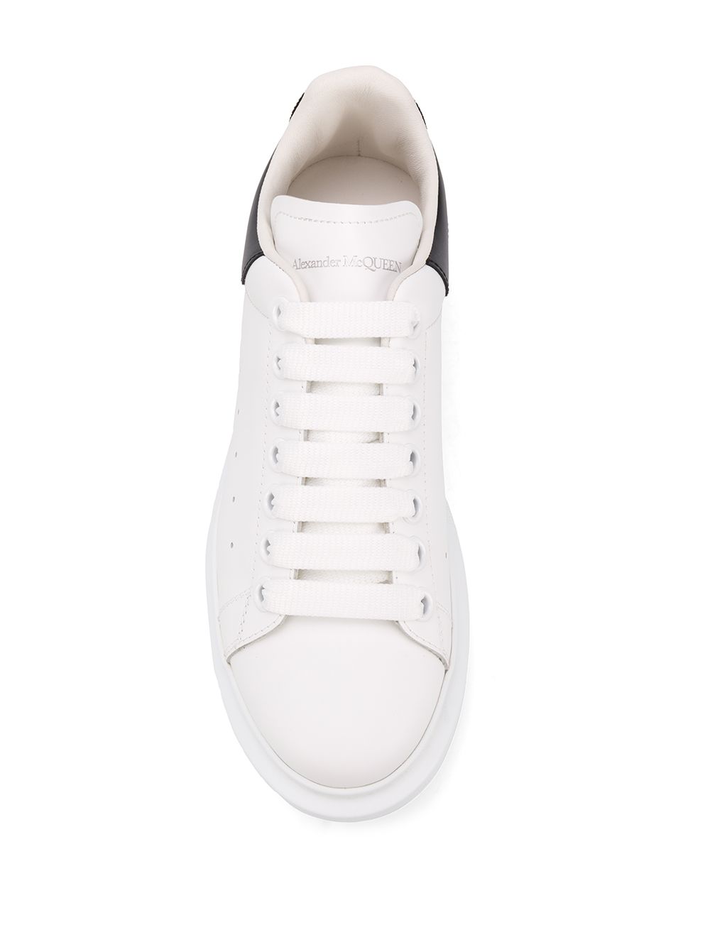 Shop Alexander McQueen Oversized heart patch sneakers with Express ...