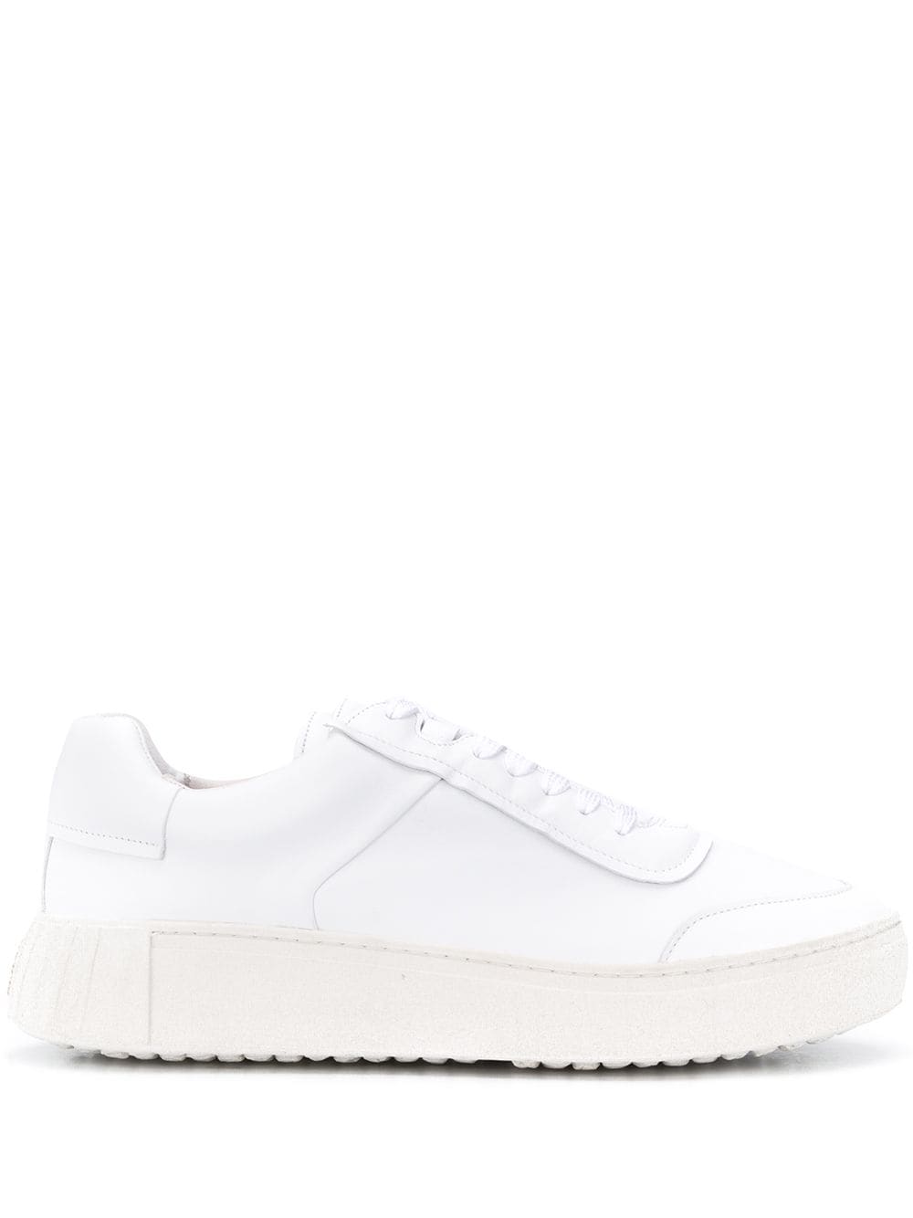 Primury low-top leather sneakers White