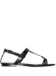 Image 1 of Saint Laurent black Power Cassandra leather sandals