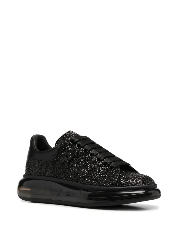black glitter alexander mcqueen