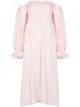 Image 1 of Sleeper Atlanta puff-sleeve gingham dress