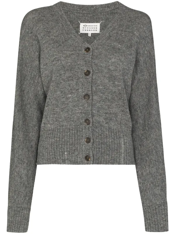 maison margiela distressed cardigan