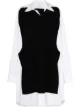 Image 1 sur Maison Margiela robe-chemise à empiècements contrastants