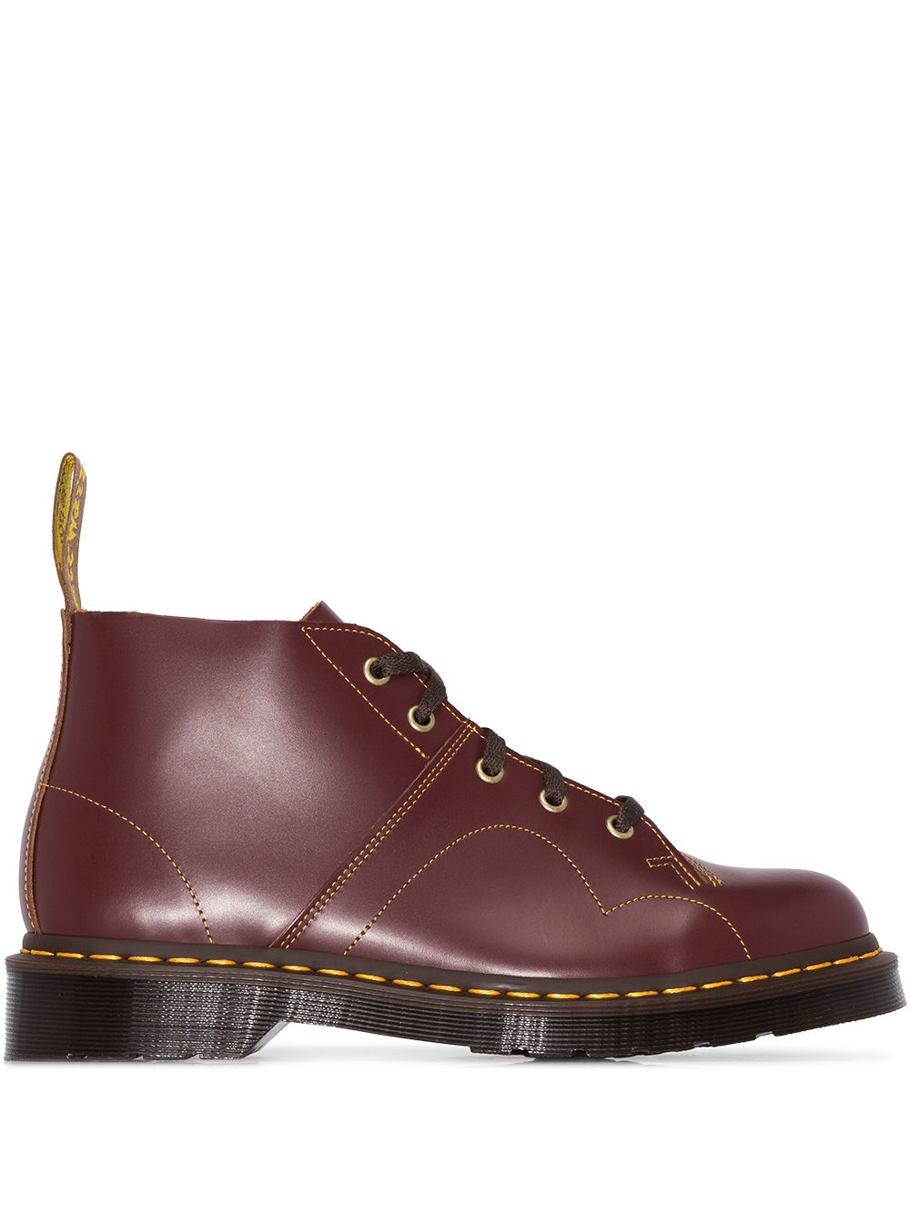 Dr. Martens Church Leather Ankle Boots 