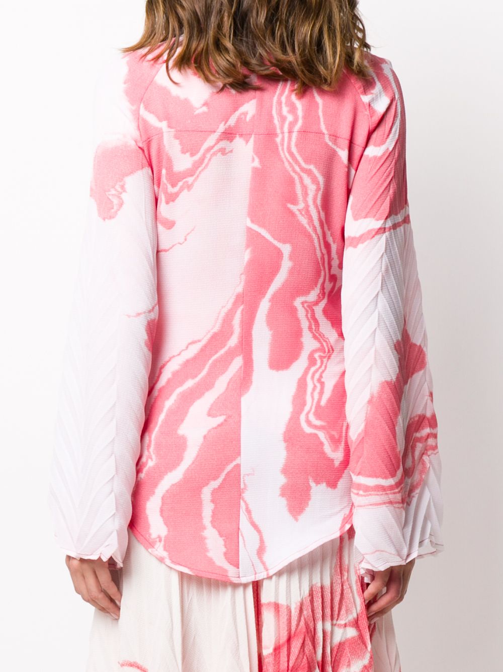 фото Thebe magugu zebramud tie-dye shirt