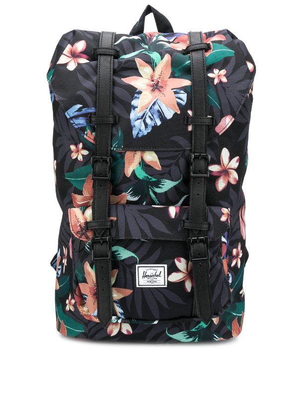 herschel floral backpack