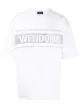 Image 1 of We11done oversized logo print T-shirt