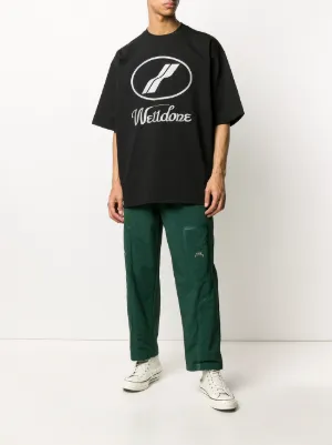 【関税込み】We11done グレー 迷彩 長袖Tシャツ We11doneのグレー 迷彩 長袖Tシャツがセール中