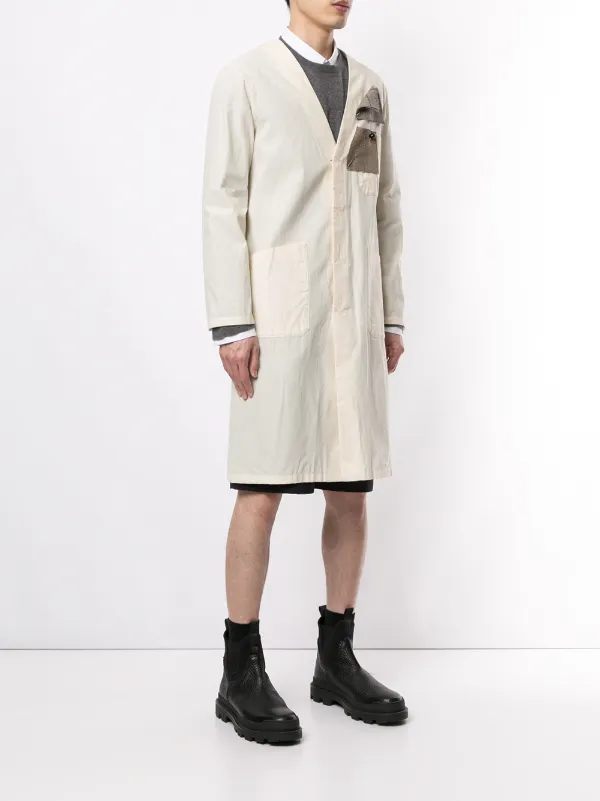 raf simons lab coat