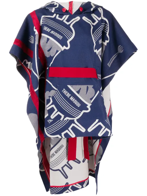 Thebe Magugu Basotho printed cape
