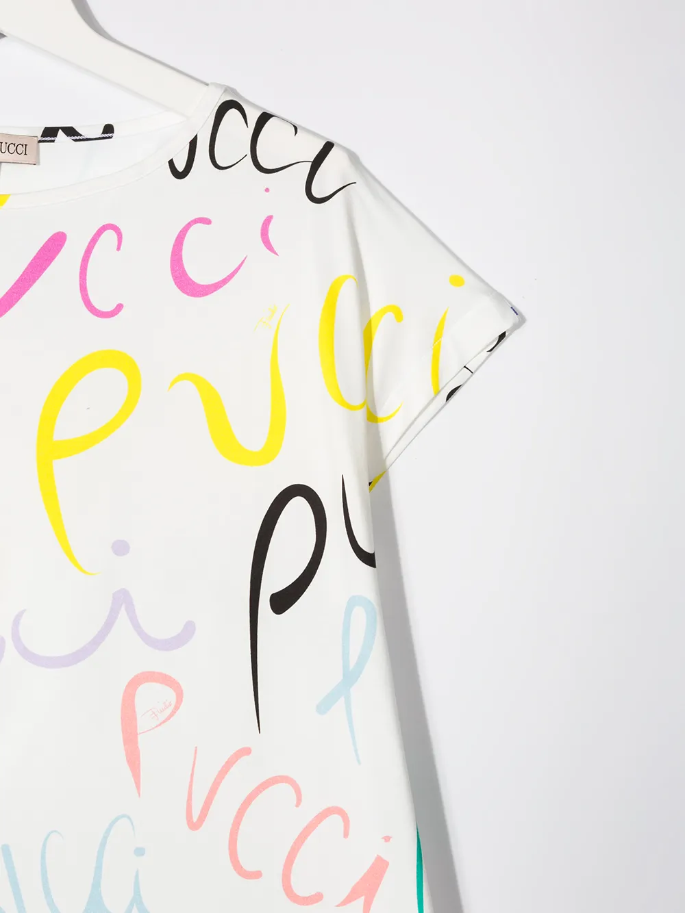 фото Emilio pucci junior платье с логотипом
