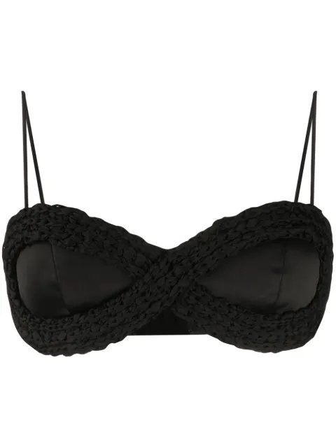 Bevza braided detail bra