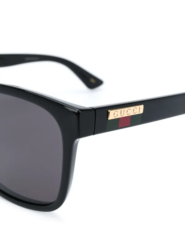 rectangular frame sunglasses