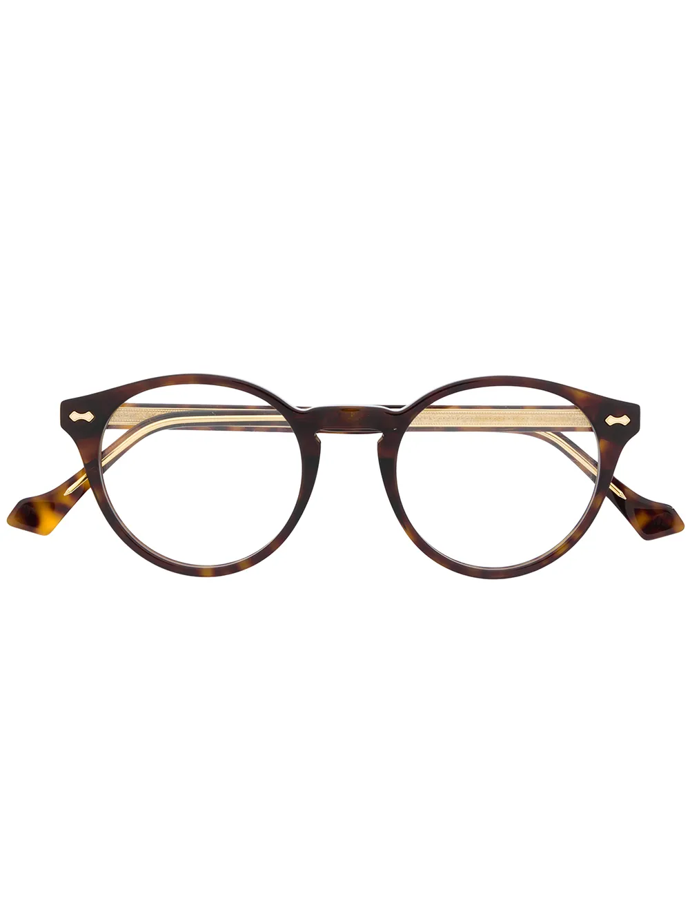 

Gucci Eyewear lentes con armazón redonda - Marrón