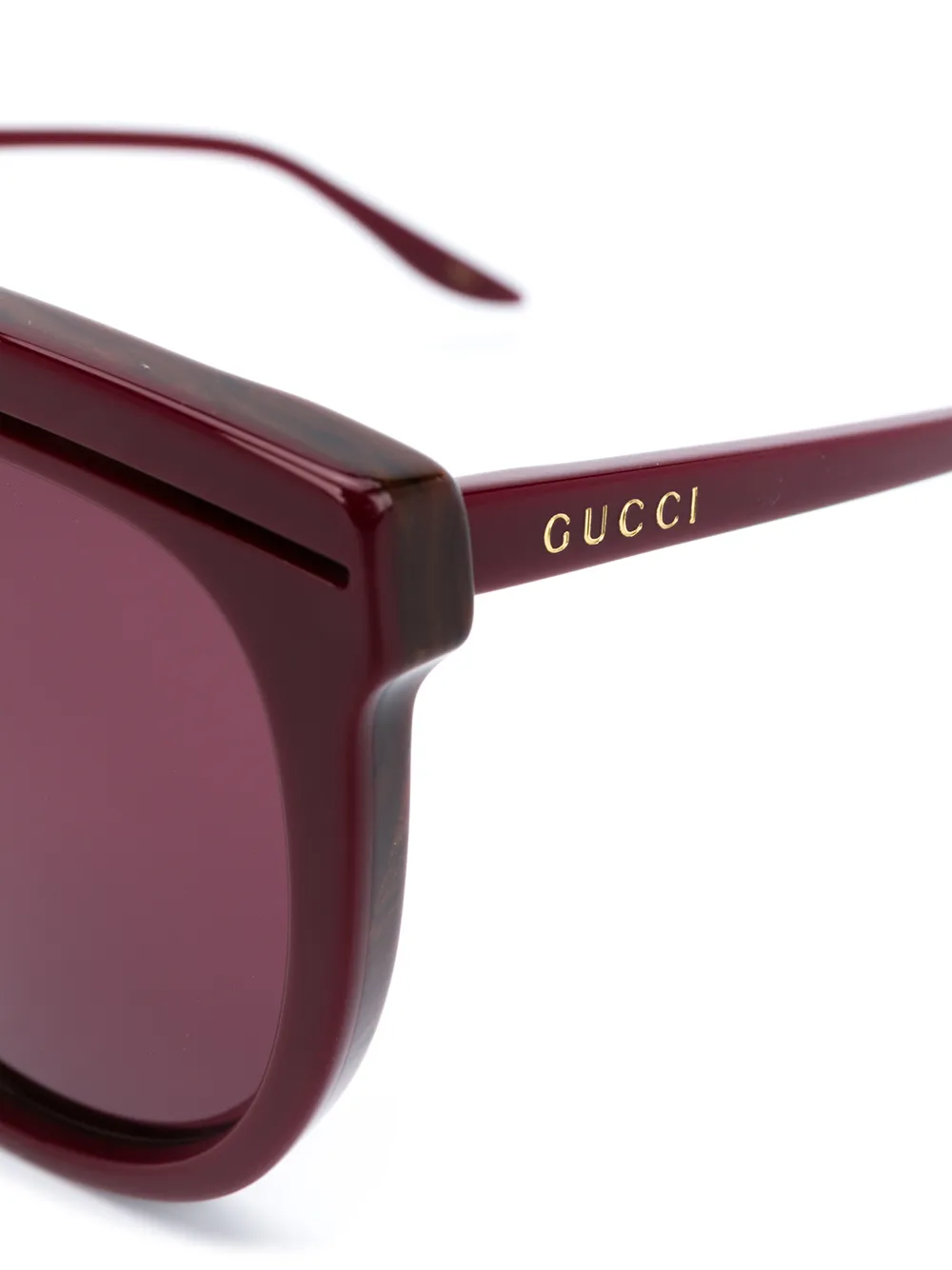 maroon glasses