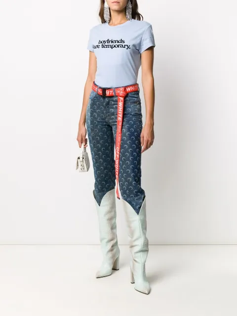 Off-White スローガン Tシャツ - Farfetch Off-White スローガン Tシャツ - Farfetch