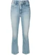 Image 1 of MOTHER I Confess high-rise cropped kick-flare jeans