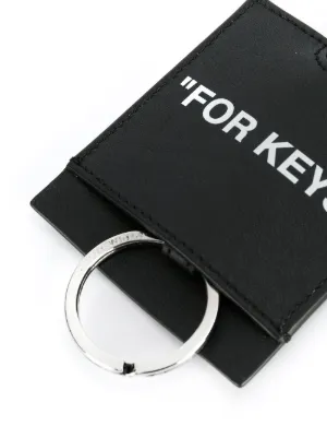 off white key pouch