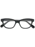 Gucci Eyewear bee detail rectangular-frame glasses - Black