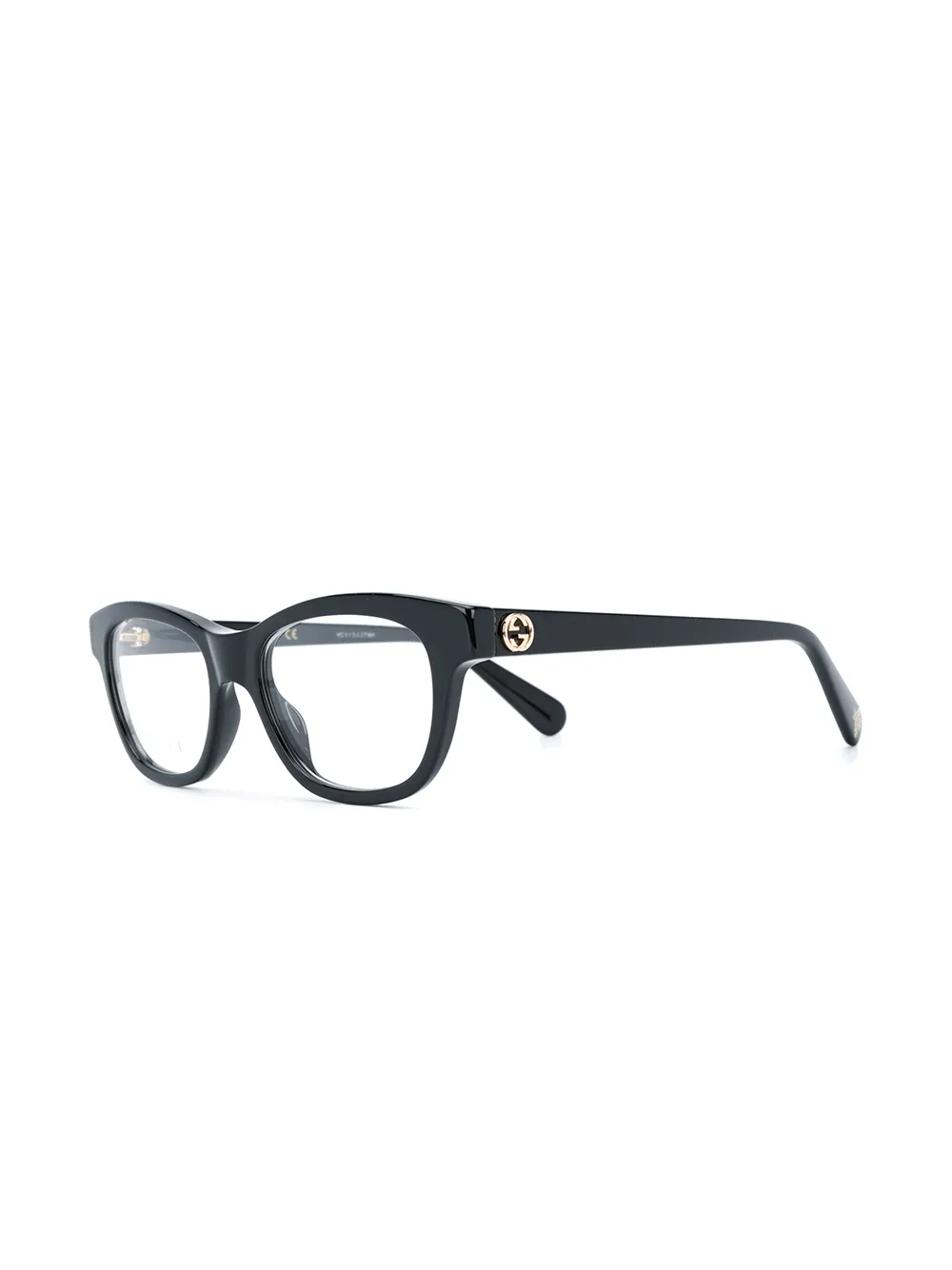 Gucci Eyewear Bril met rechthoekig montuur - Zwart