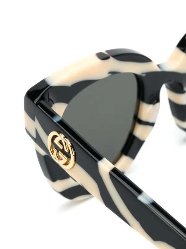 gucci zebra sunglasses