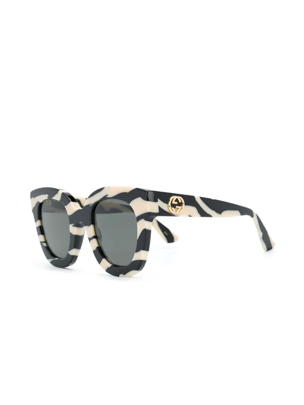 gucci print glasses
