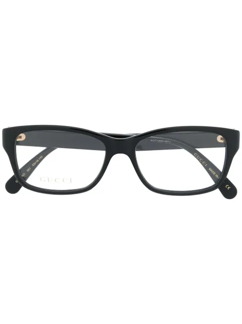 Gucci Eyewear GG logo rectangular-frame glasses